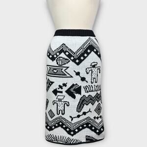 Vtg Rare Organically Grown Tribal Skirt Women M Native Santa Fe Southwestern Y2K